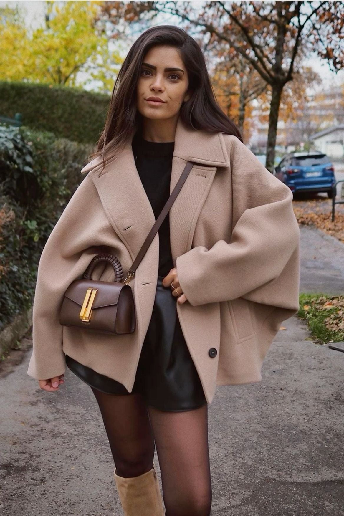 Jazzy | Oversized wollen coat