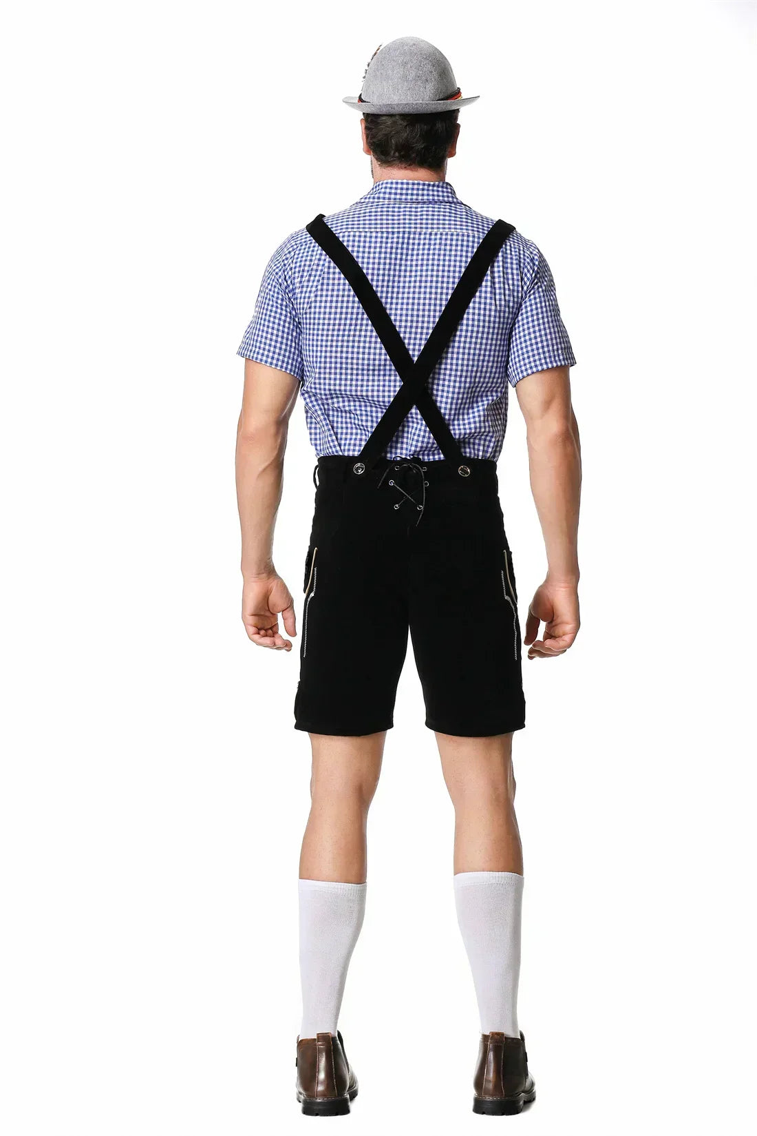 Oktoberfest set met leren broek voor heren